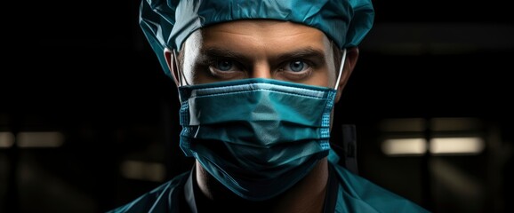 Portrait Man Wearing Medical Protective Mask , Background Image For Website, Background Images , Desktop Wallpaper Hd Images