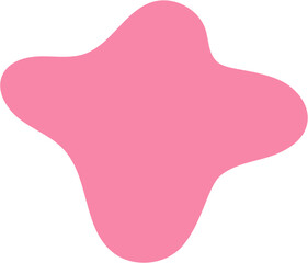 blob set abstract vector color scribble