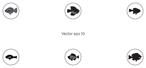 Animal minimal style icon illustration 