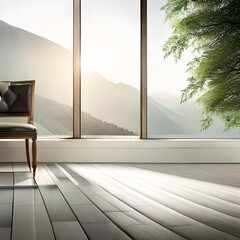 Room with a window | Mountain view from a Window apartment