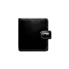 black leather wallet