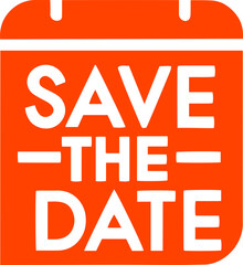 Save the date sign 