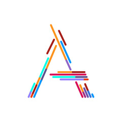 Monogram design vector logo. Monogram initial letter mark A logo design. Monogram design vector logo. Monogram initial letter mark A logo design simple A monogram