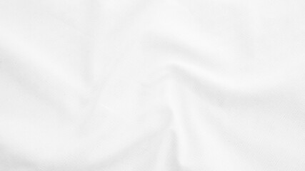 Organic Fabric cotton backdrop White linen canvas crumpled natural cotton fabric Natural handmade linen top view background  organic Eco textiles White Fabric linen texture - obrazy, fototapety, plakaty