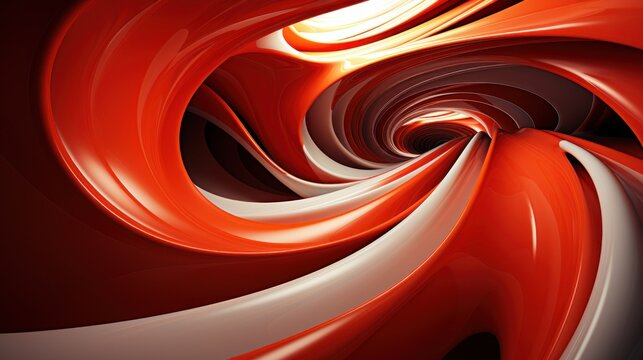 Crimson Vortex: A Swirling Illusion of Heat and Dynamism in a Tunnel of Light - generative ai