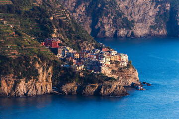 Das malerische Dorf Manarola, Italien, Ligurien, Cinque Terre