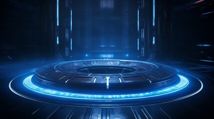 Celestial Spectacle: A Breathtaking 4K Planet Lights Up in a Futuristic Spacecraft Lightscape