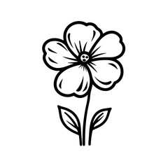 Obraz premium line drawing, line art png, line art prints, spring clipart, line art rose, rose clipart, floral svg, flower png, wildflower svg, flower clipart, bouquet svg, tattoo svg, line art, svg files, svg file
