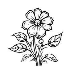 line drawing, line art png, line art prints, spring clipart, line art rose, rose clipart, floral svg, flower png, wildflower svg, flower clipart, bouquet svg, tattoo svg, line art, svg files, svg file