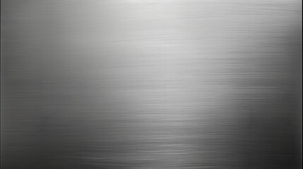 Fine brushed wide metal steel or aluminum plate. Generative Ai.