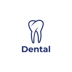 Blue dentist logo