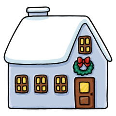 Christmas themed decorative stickers