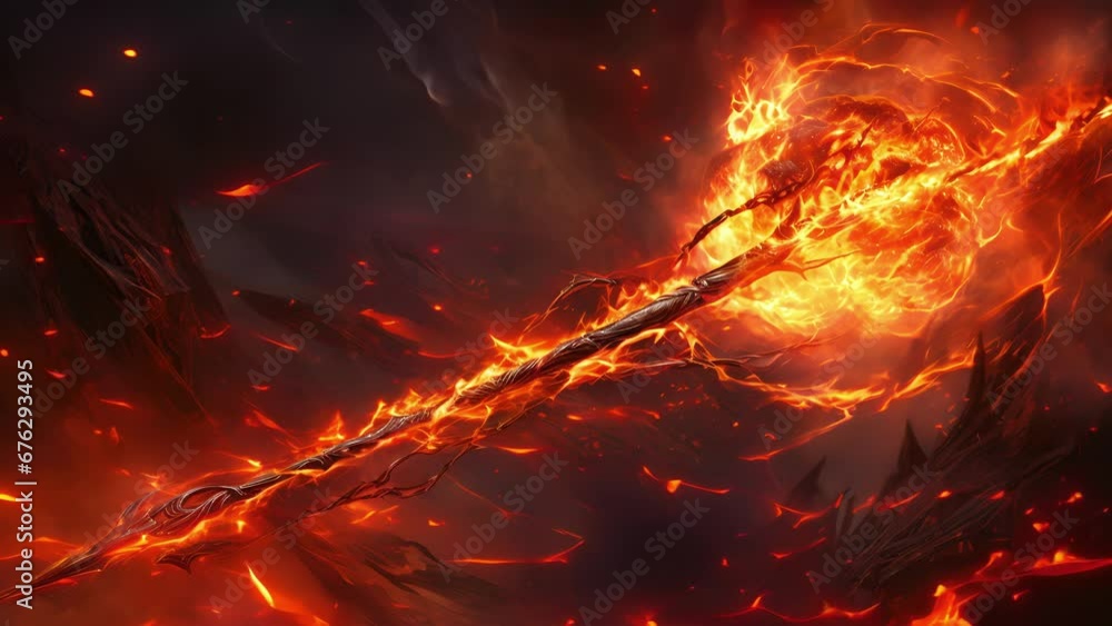 Poster a powerful tool of destruction the flame whip lashes out dread and destruction with each spew of mol