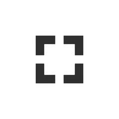 cursor icon on white background 