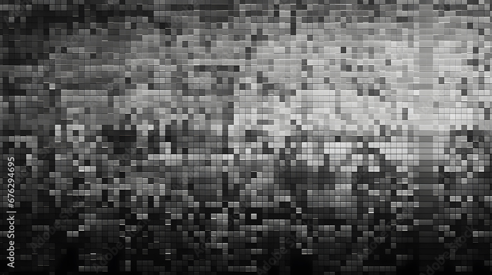 Poster seamless black and white retro vhs scanlines or tv signal static noise pattern. tileable vintage gru