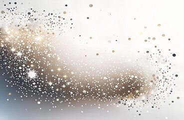 Fototapeta premium Snow gold background