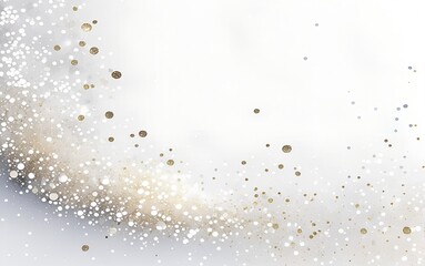 Snow gold background