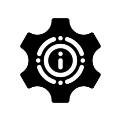 information glyph icon