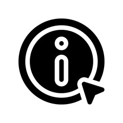 information glyph icon