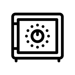 safety box line icon