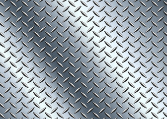 Stainless steel texture metallic, diamond pattern metal sheet texture background. - obrazy, fototapety, plakaty