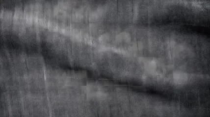 Foto op Aluminium Seamless trendy monochrome grey denim jeans background texture overlay. Closeup detail of worn and distressed faded black linen or canvas fabric pattern marble texture. Generative Ai © tfk