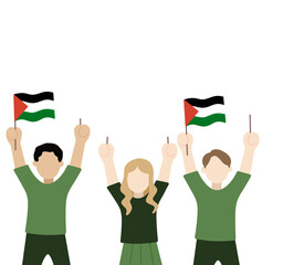 Palestine supporters