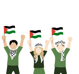 Palestine supporters