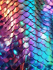abstract mermaid scale  gradient rainbow colorful background