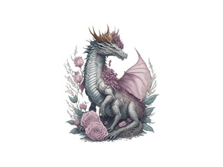 Watercolor Dragon, Fantasy Dragon Png Clipart
