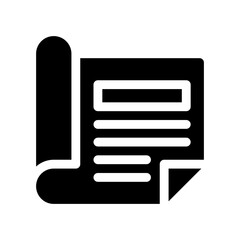 documentation glyph icon