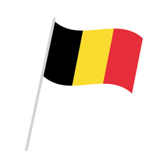 Flag of Belgium illustration

