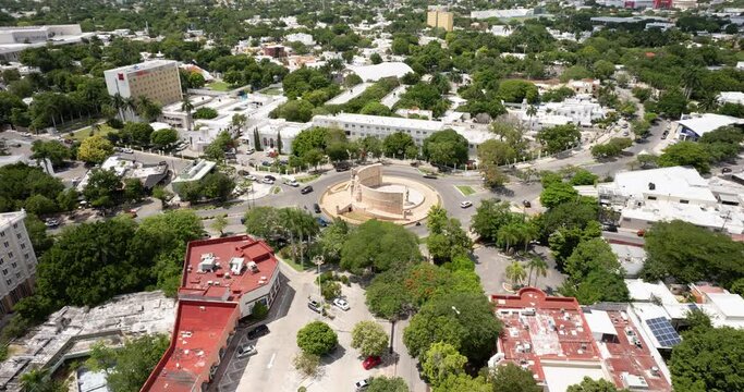 Timelapse of Monumento a la Patria in merida Yucatan Mexico