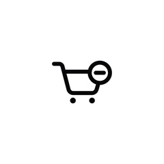 Shopping cart icon vector