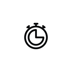 Stopwatch icon vector