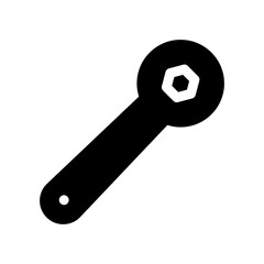 wrench glyph icon