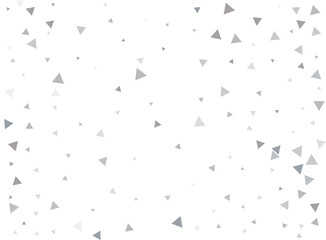 Magic Silver Triangular Confetti