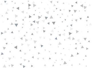 Magic Silver Triangular Confetti