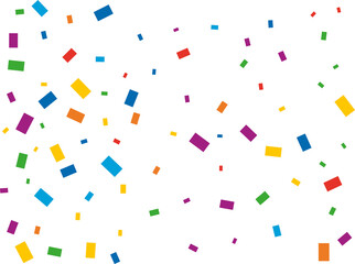 LGBT Rectangular Rainbow Confetti