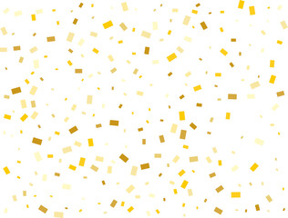 Luxury Gold Rectangular Confetti