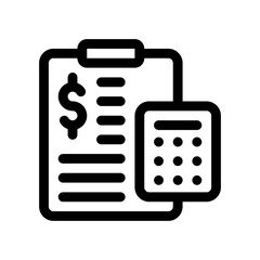 budgeting line icon