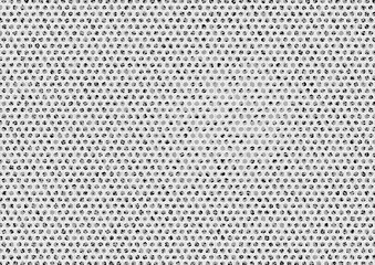 Hexagonal Pattern Design with grey-scale Squares and black Interlining on a white Background - 676314672