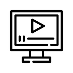 video line icon