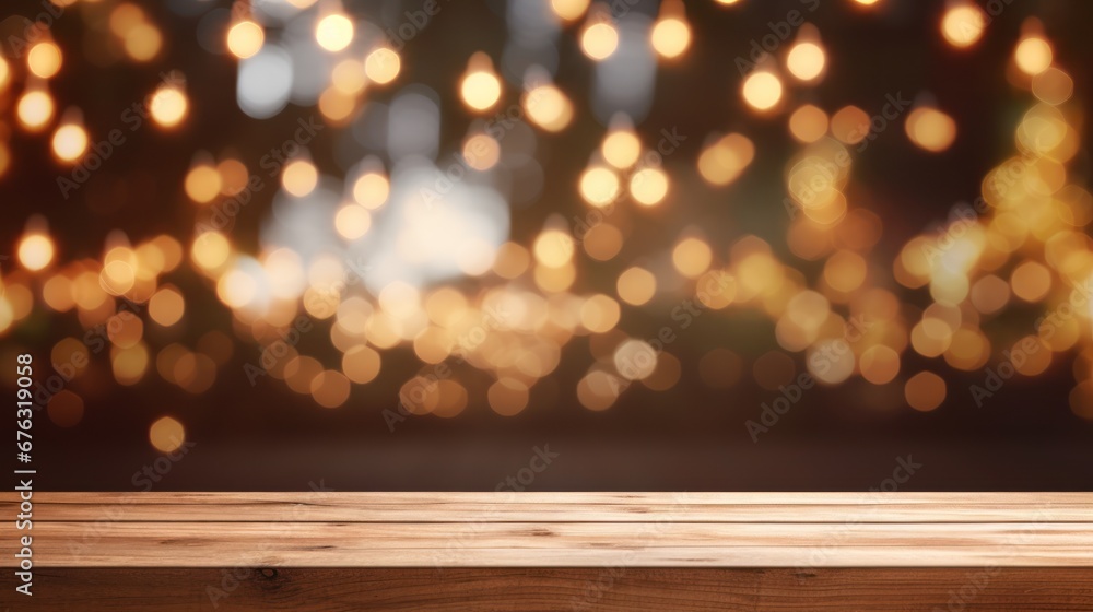 Poster golden abstract bokeh on black background.,background for graphics