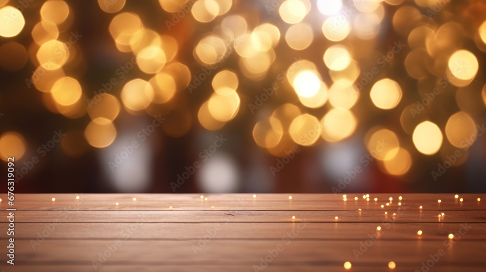 Poster golden abstract bokeh on black background.,background for graphics