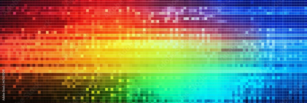 Aufkleber vhs glitch effect background. screen with static noise. old tv pattern colorful