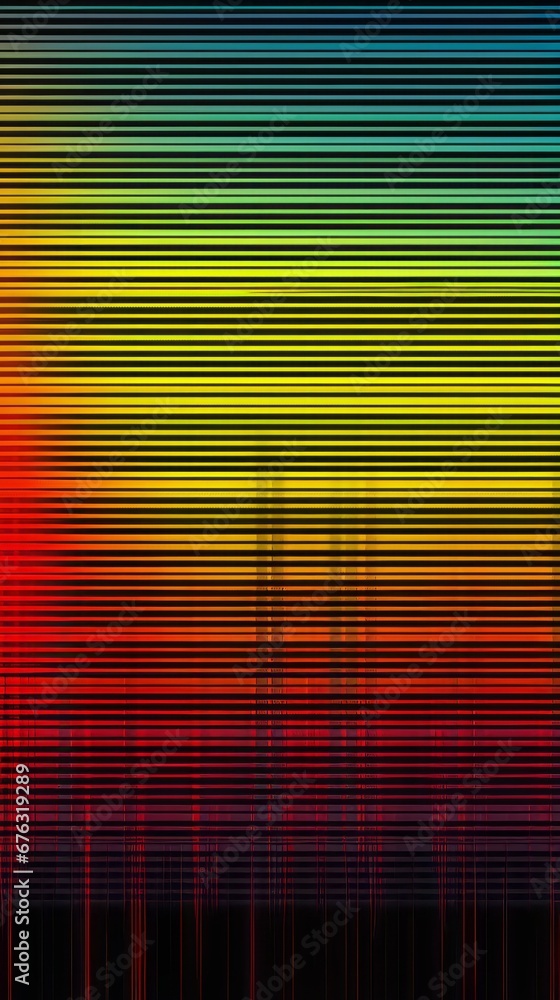 Aufkleber vhs glitch effect background. screen with static noise. old tv pattern colorful