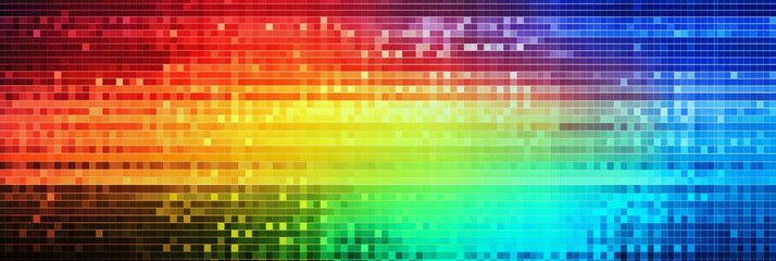 VHS glitch effect background. Screen with static noise. Old TV pattern colorful