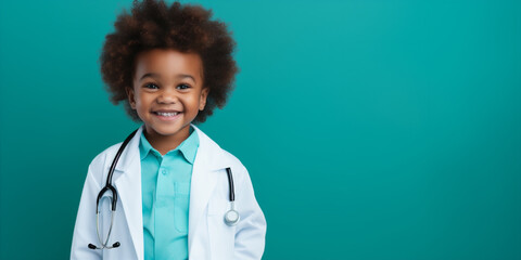 portrait of child doctor
