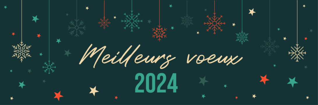 Carte en bois “Meilleurs Vœux 2024” – My life